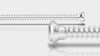 Laser-marked bone screws | FOBA Laser Marking Laser-marked bone screws