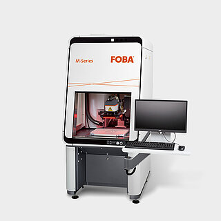 Fiber laser marking machines by FOBA