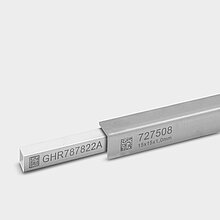 [Translate to Chinese:] Lasermarkierte Metallprofile